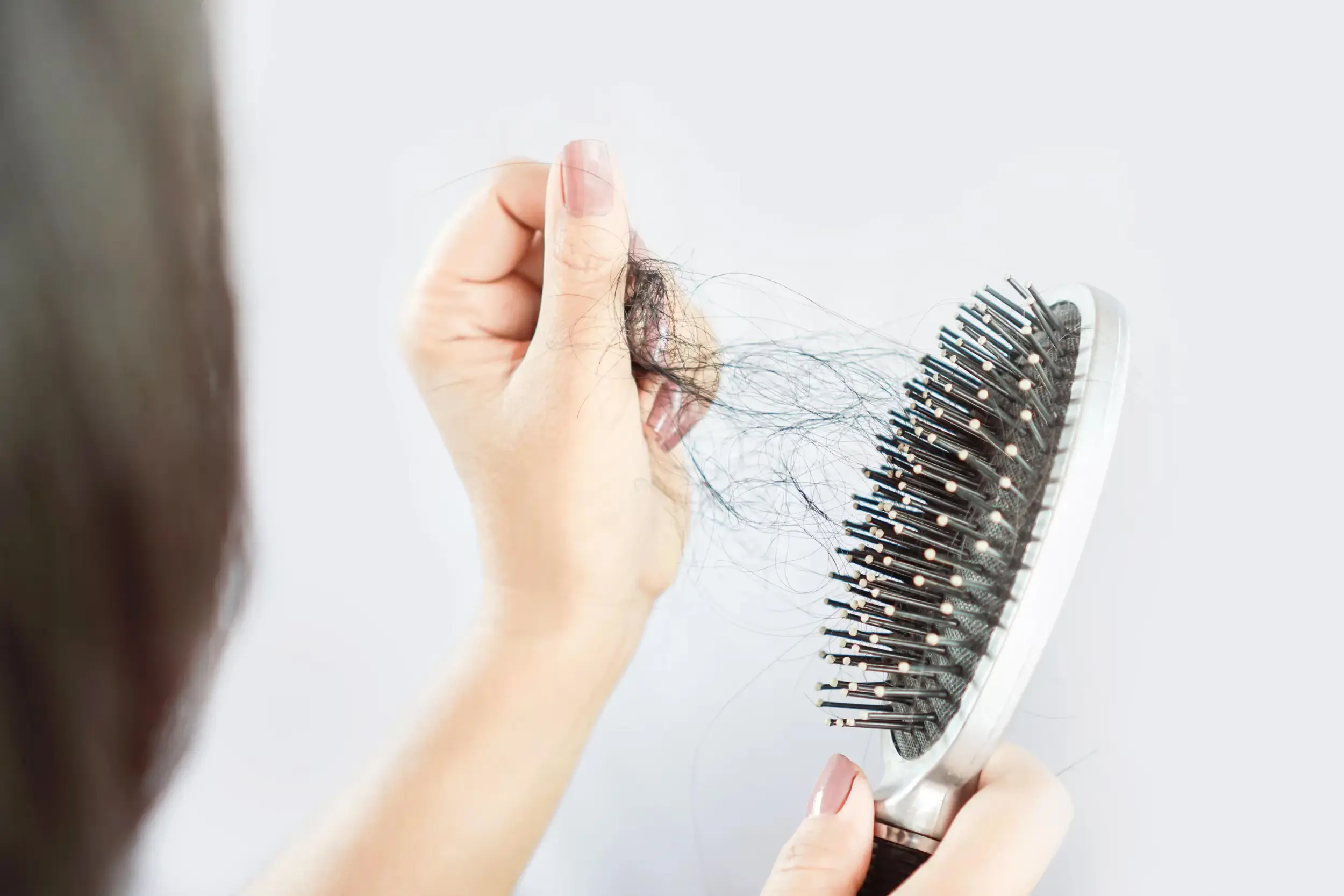hair loss on hair brush